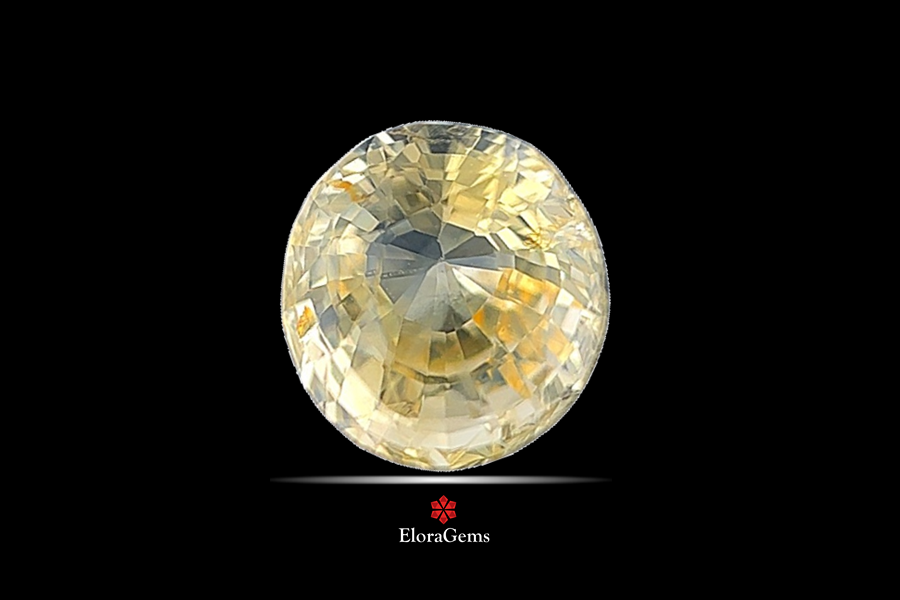 Yellow Sapphire (Pushparag) 8x8 MM 2.33 carats