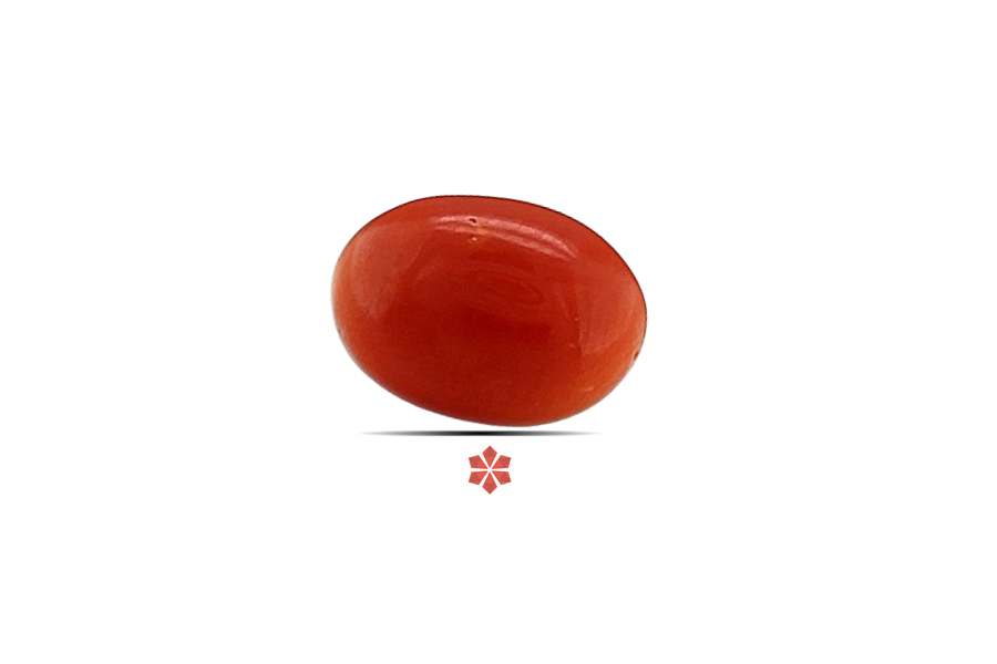 Red Coral 9x7 MM 2.2 carats