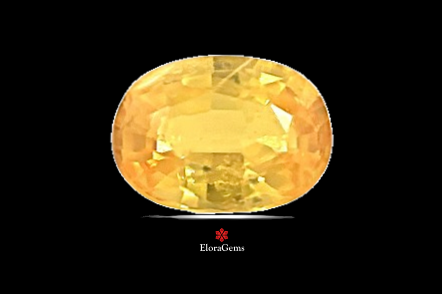 Yellow Sapphire (Pushparag) 7x5 MM 1.07 carats