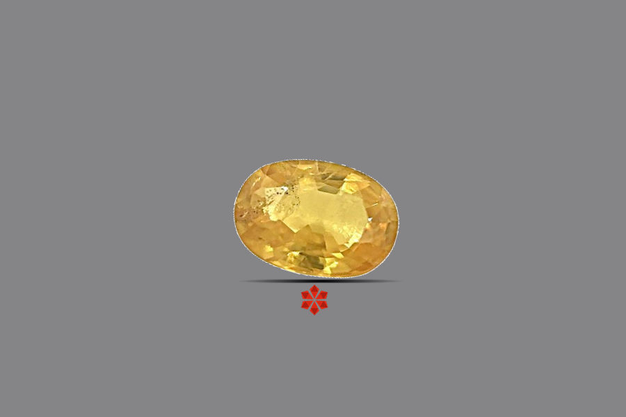 Yellow Sapphire (Pushparag) 7x5 MM 1.03 carats