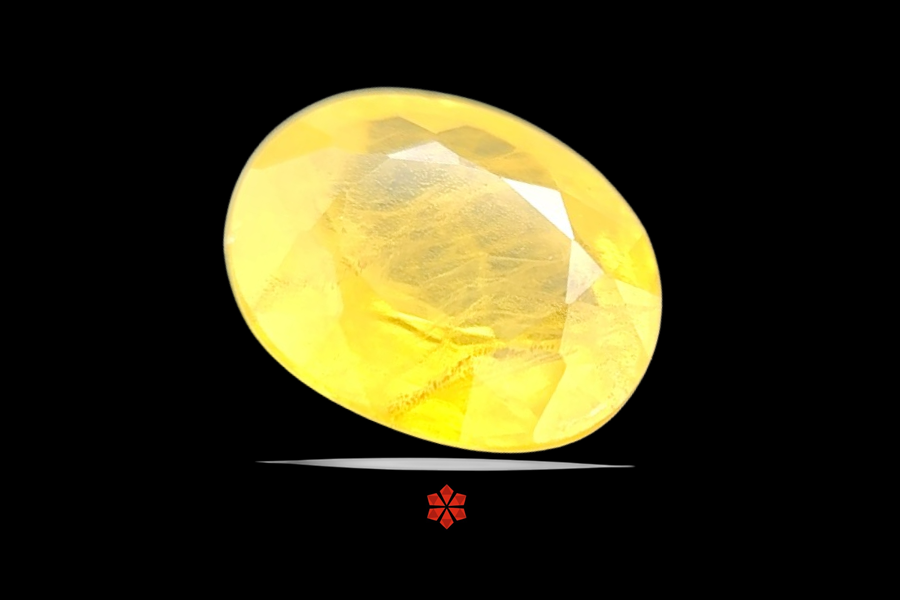 Yellow Sapphire (Pushparag) 10x8 MM 3.26 carats