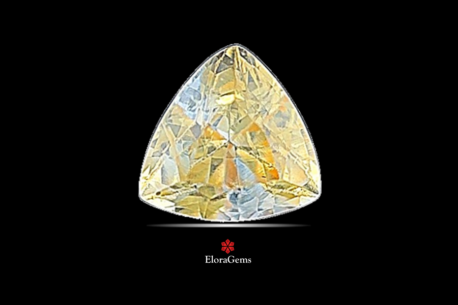 Yellow Sapphire (Pushparag) 5x5 MM 0.78 carats