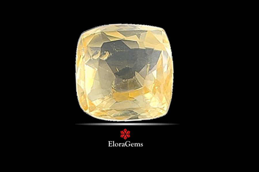 Yellow Sapphire (Pushparag) 6x6 MM 1.41 carats