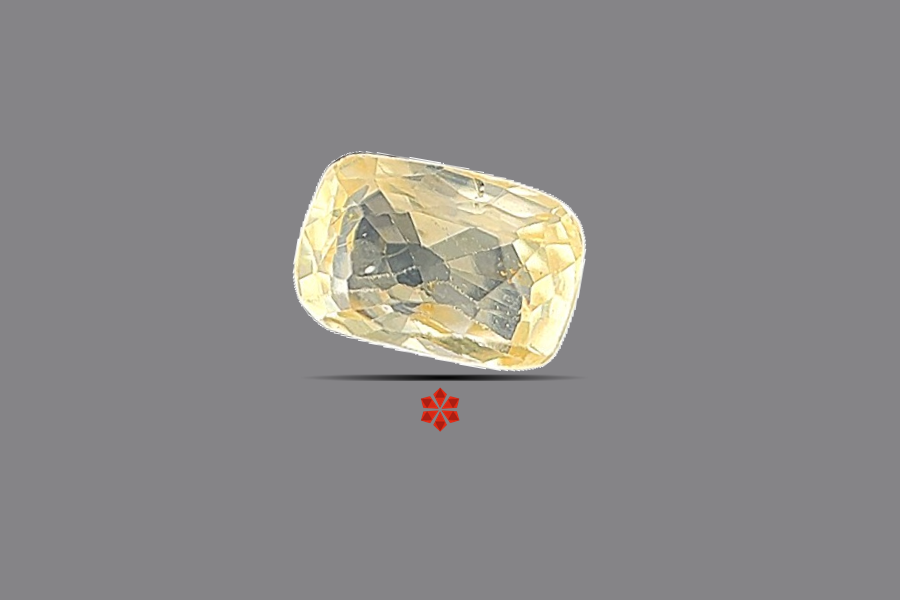 Yellow Sapphire (Pushparag) 7x4 MM 1.1 carats