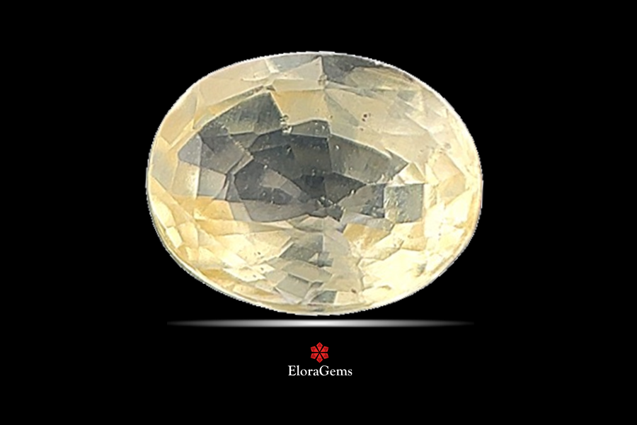 Yellow Sapphire (Pushparag) 8x6 MM 1.84 carats