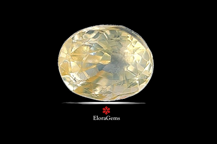 Yellow Sapphire (Pushparag) 7x6 MM 1.66 carats