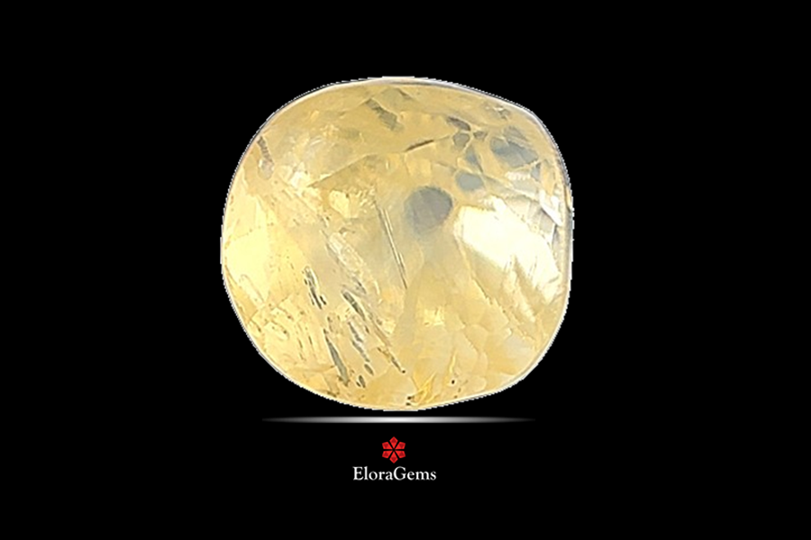 Yellow Sapphire (Pushparag) 7x8 MM 2.93 carats