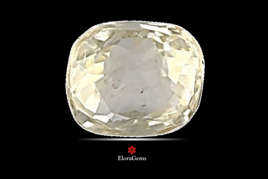 Yellow Sapphire (Pushparag) 6x5 MM 1.3 carats