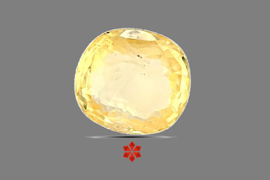 Yellow Sapphire (Pushparag) 8x8 MM 2.65 carats