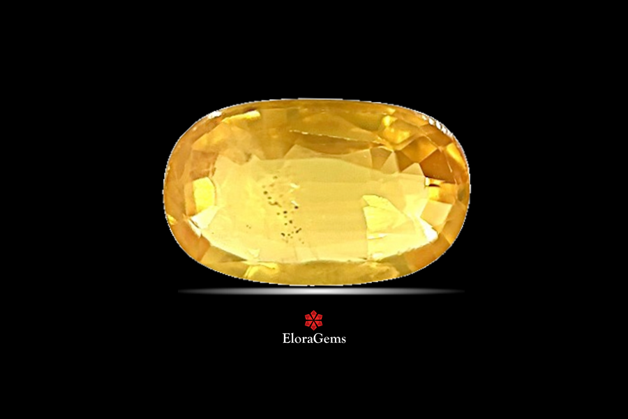 Yellow Sapphire (Pushparag) 9x0 MM 1.96 carats