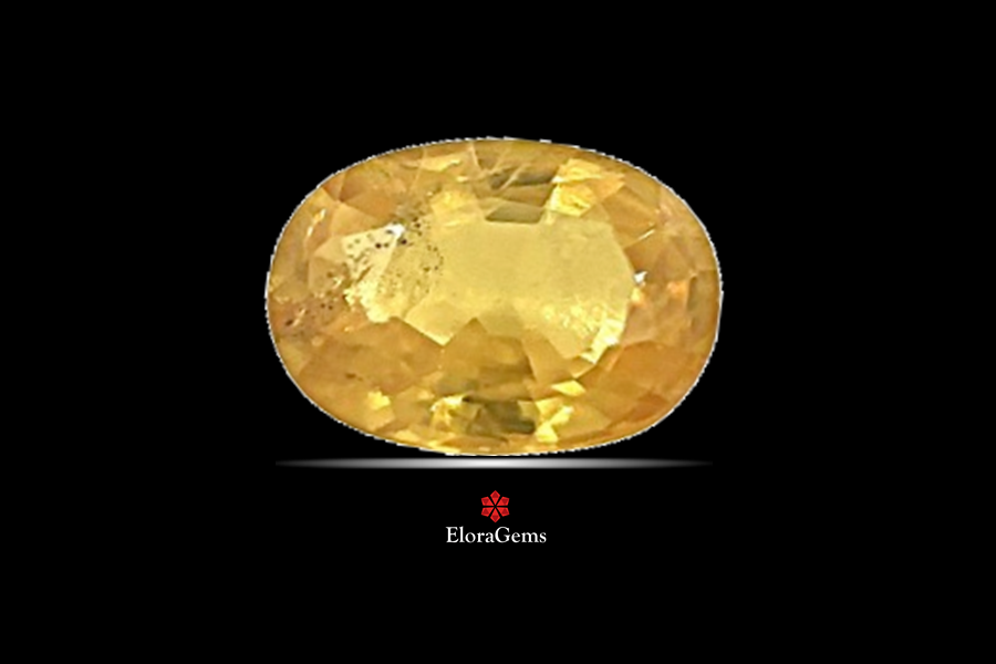 Yellow Sapphire (Pushparag) 7x5 MM 1.03 carats