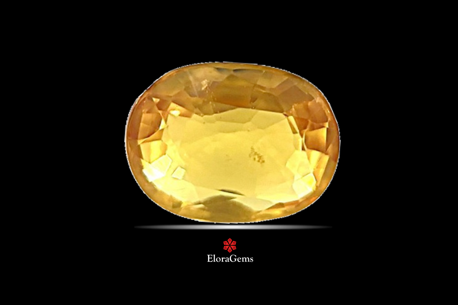 Yellow Sapphire (Pushparag) 9x0 MM 2.35 carats