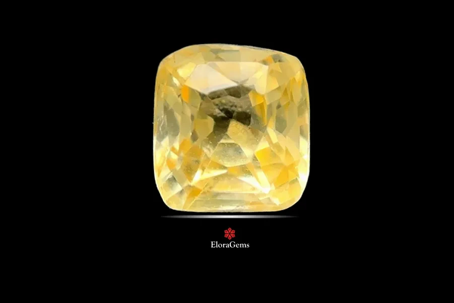 Yellow Sapphire (Pukhraj) 5x5 MM 1 carats