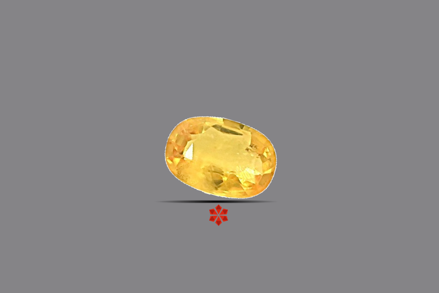 Yellow Sapphire (Pushparag) 7x5 MM 1.05 carats