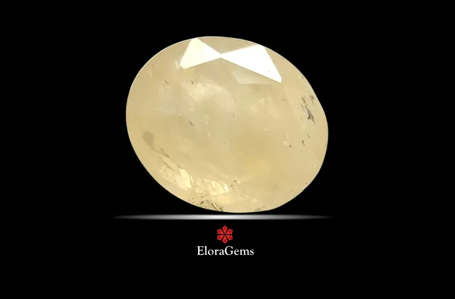 Yellow Sapphire (Pushparag) 12x10 MM 6.64 carats