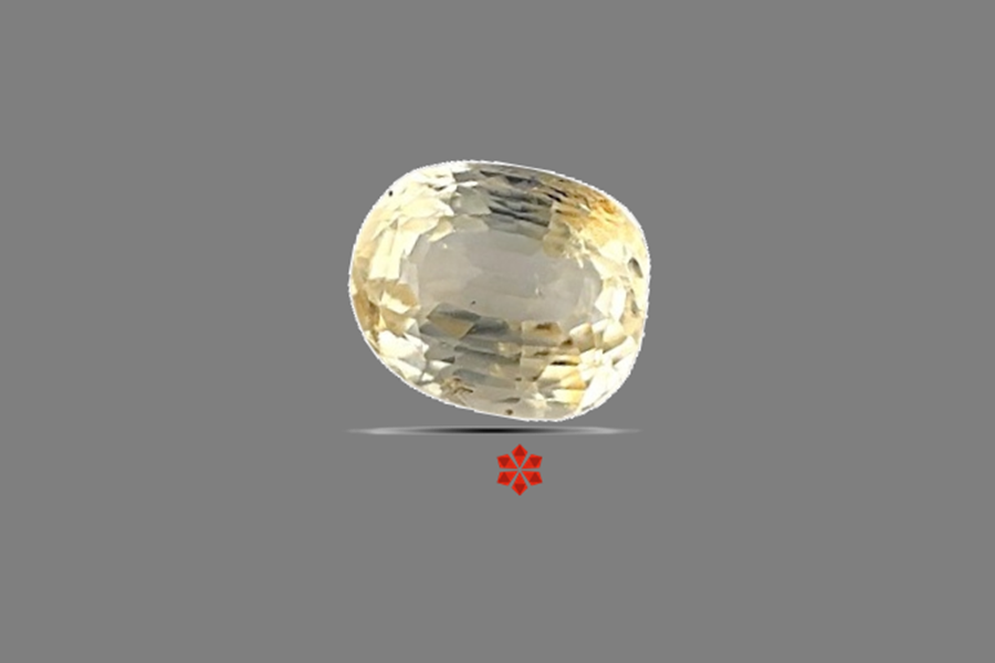 Yellow Sapphire (Pushparag) 7x5 MM 1.22 carats
