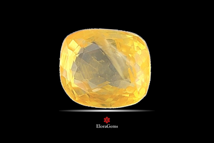Yellow Sapphire (Pushparag) 7x6 MM 1.8 carats