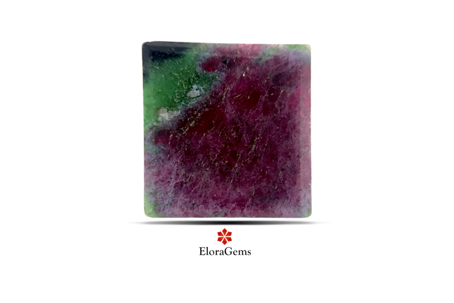 Ruby Zoisite 14x14 MM 7.37 carats