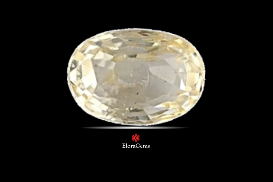 Yellow Sapphire (Pushparag) 7x5 MM 1.21 carats