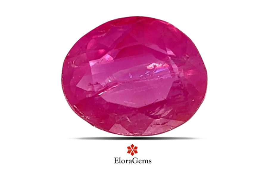 Ruby (Manik) 7x6 MM 1.1 carats