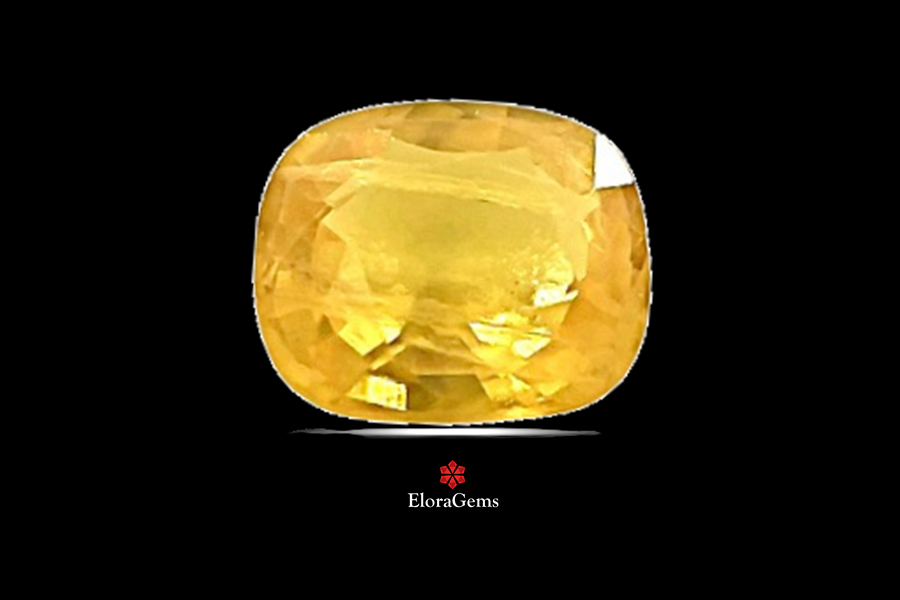 Yellow Sapphire (Pushparag) 7x6 MM 1.33 carats