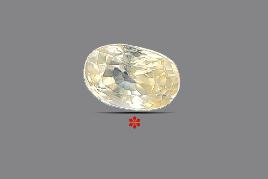 Yellow Sapphire (Pushparag) 7x5 MM 1.45 carats