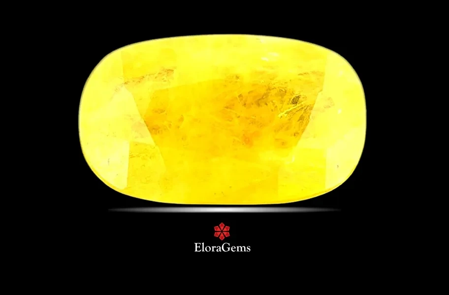 Yellow Sapphire (Pushparag) 13x8 MM 4.4 carats