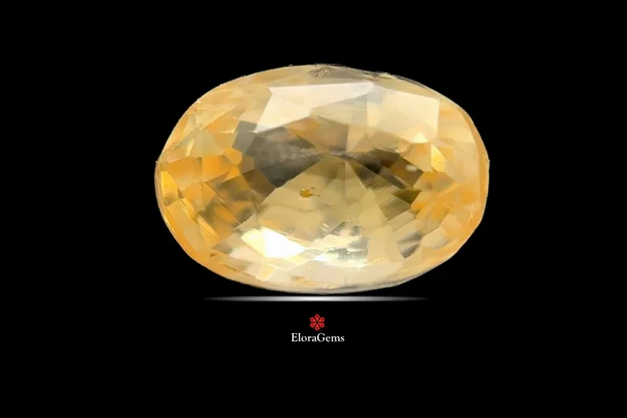 Yellow Sapphire (Pukhraj) 6x4 MM 1 carats