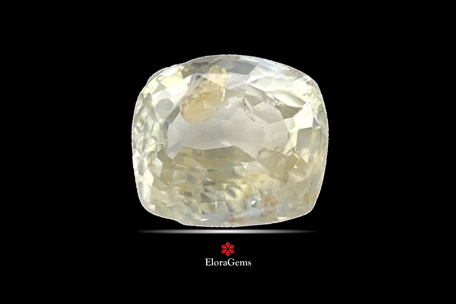 Yellow Sapphire (Pushparag) 8x8 MM 2.87 carats