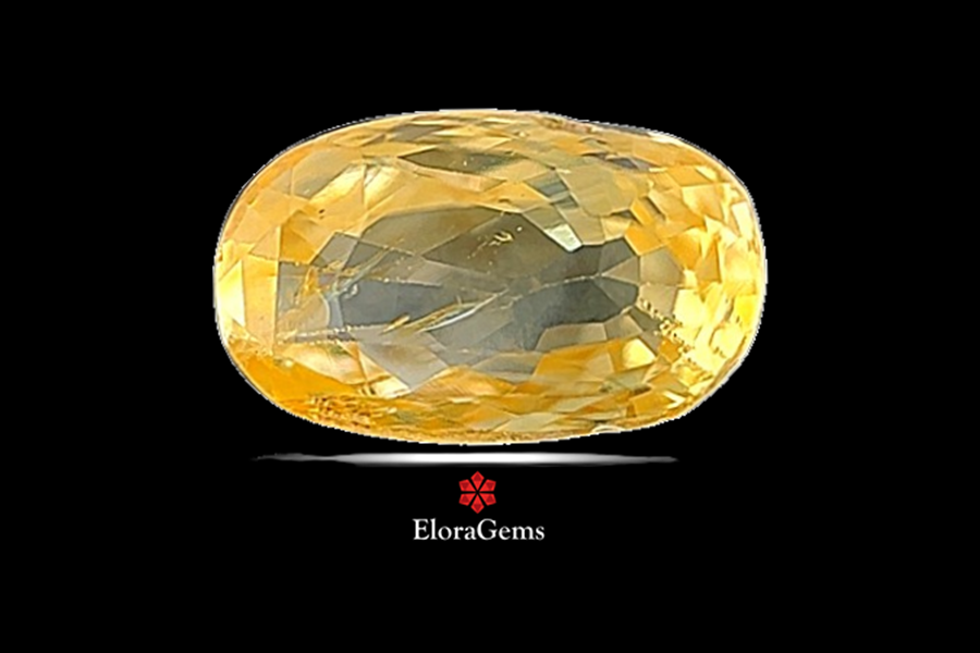 Yellow Sapphire (Pushparag) 8x5 MM 1.53 carats