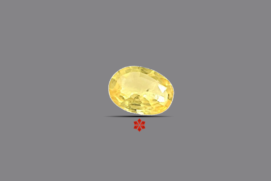 Yellow Sapphire (Pushparag) 7x5 MM 0.8 carats