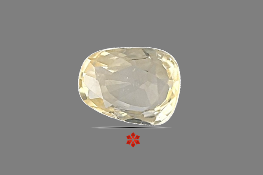 Yellow Sapphire (Pushparag) 7x5 MM 1.18 carats