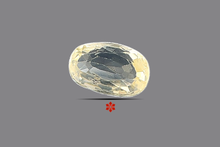 Yellow Sapphire (Pushparag) 8x5 MM 1.48 carats