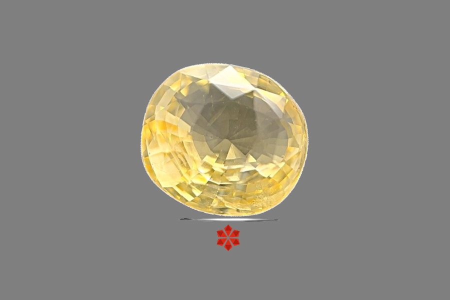 Yellow Sapphire (Pushparag) 10x9 MM 5.33 carats