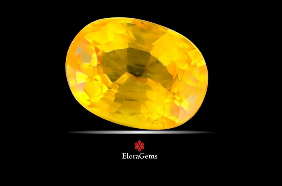 Yellow Sapphire (Pushparag) 8x6 MM 1.81 carats