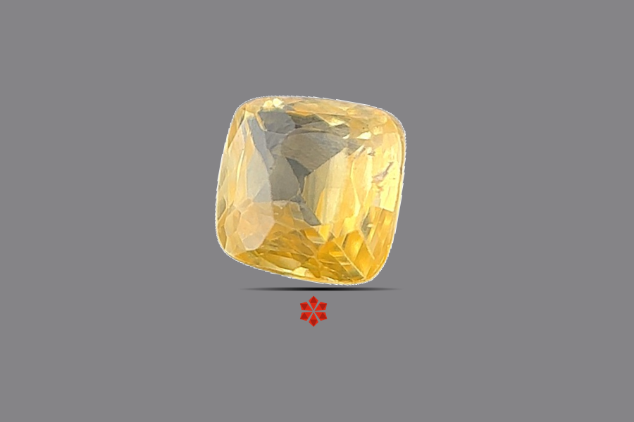 Yellow Sapphire (Pushparag) 6x6 MM 1.62 carats