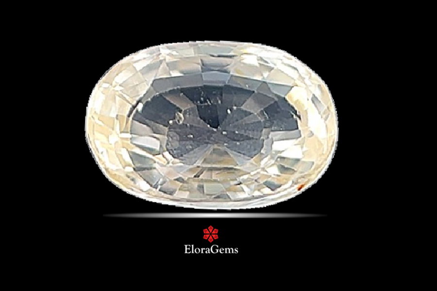 Yellow Sapphire (Pushparag) 9x6 MM 2.38 carats