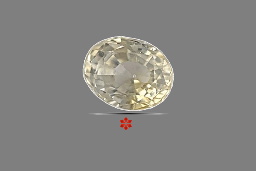 Yellow Sapphire (Pushparag) 6x5 MM 1.07 carats