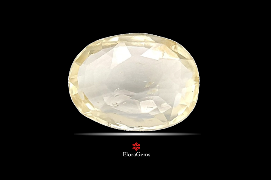 Yellow Sapphire (Pushparag) 10x8 MM 3.07 carats