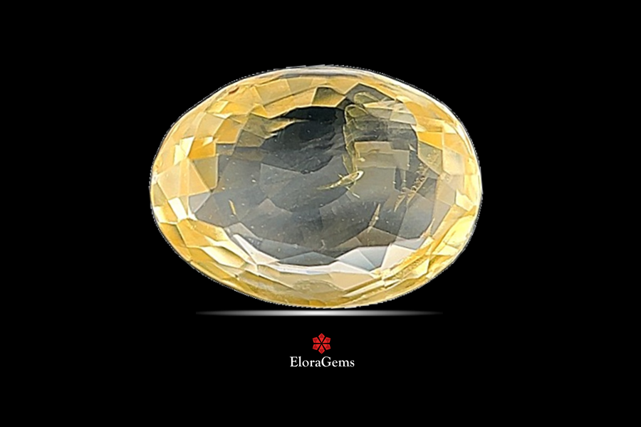 Yellow Sapphire (Pushparag) 9x7 MM 2.33 carats