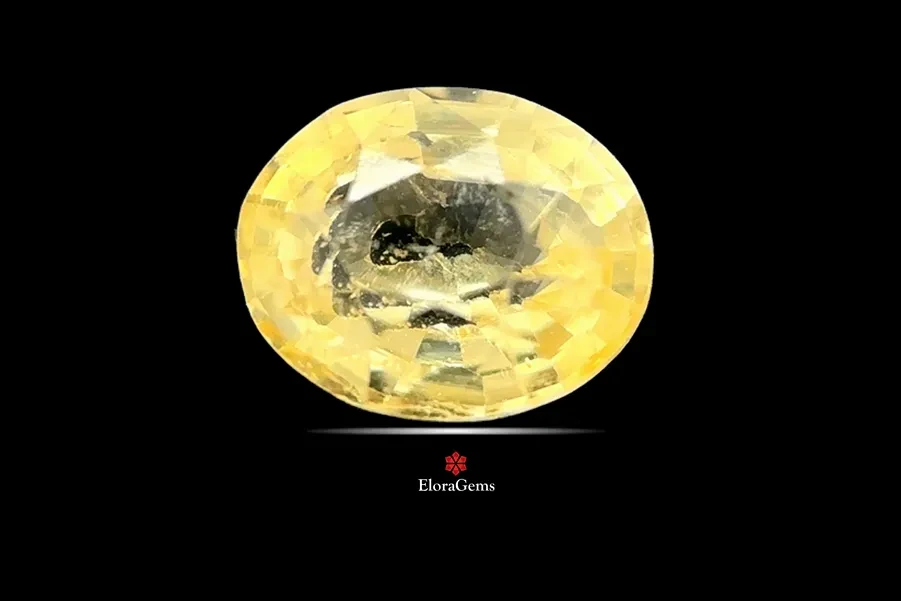 Yellow Sapphire (Pukhraj) 6x5 MM 0.84 carats