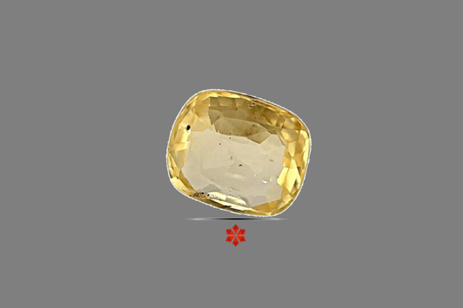 Yellow Sapphire (Pushparag) 7x6 MM 1.74 carats