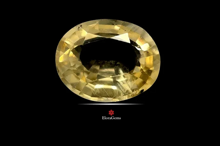Yellow Sapphire (Pukhraj) 6x5 MM 0.93 carats