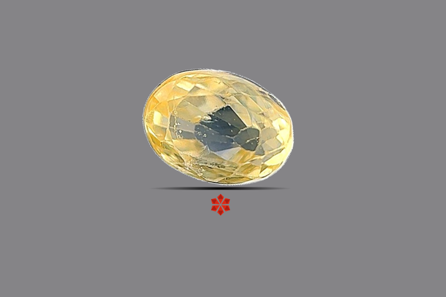 Yellow Sapphire (Pushparag) 6x5 MM 1.09 carats