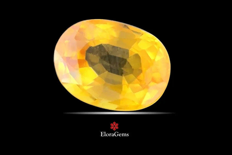 Yellow Sapphire (Pushparag) 8x6 MM 1.81 carats