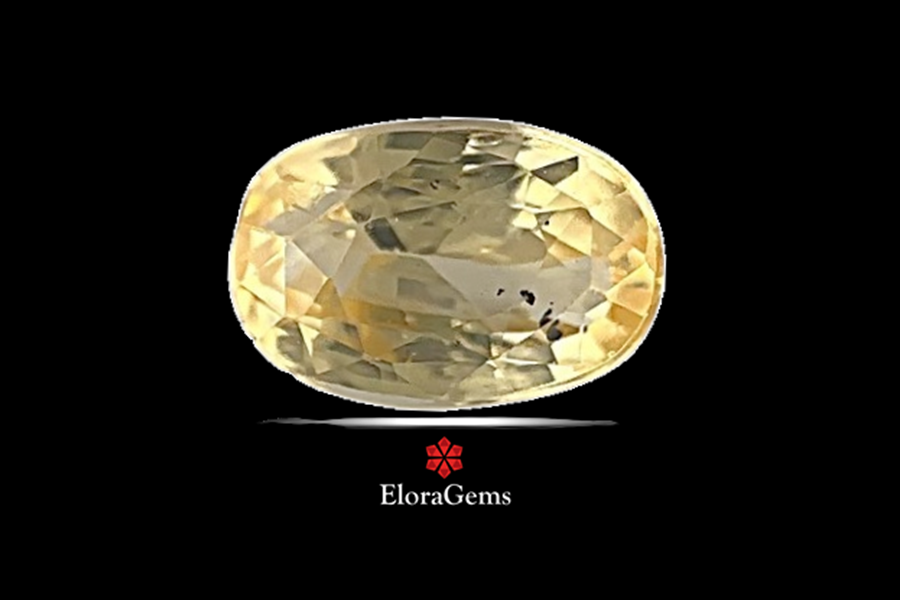 Yellow Sapphire (Pushparag) 8x5 MM 1.64 carats