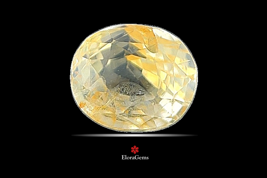 Yellow Sapphire (Pushparag) 7x6 MM 2.23 carats