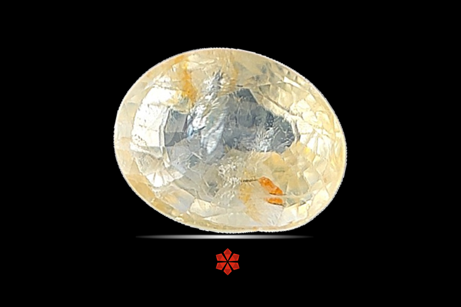 Yellow Sapphire (Pushparag) 8x7 MM 2.08 carats