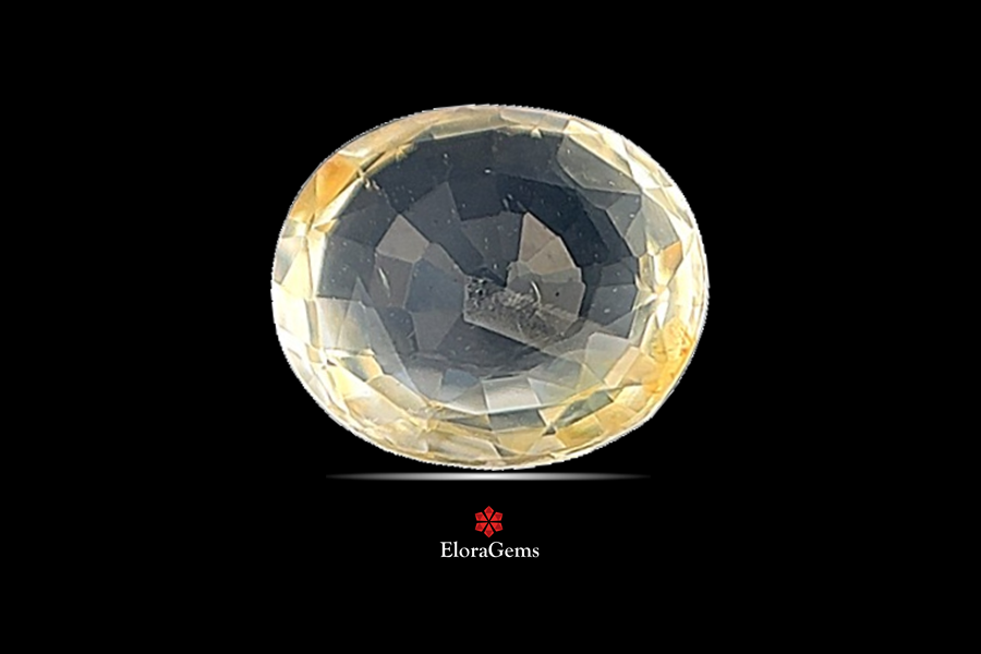 Yellow Sapphire (Pushparag) 9x7 MM 1.98 carats