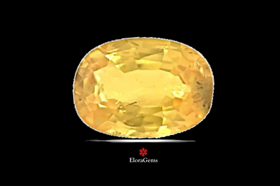 Yellow Sapphire (Pushparag) 7x5 MM 0.99 carats